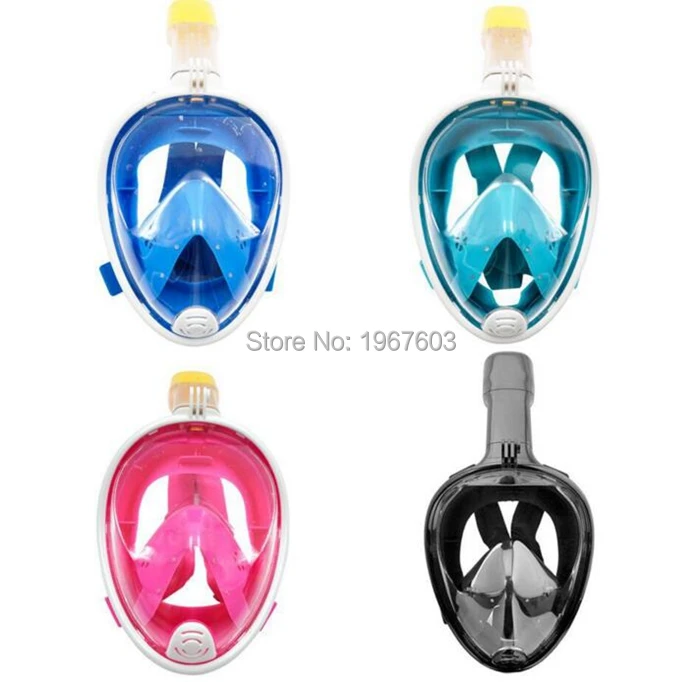 Маска для лица с защитой от тумана цельная Для Сноркелинга набор