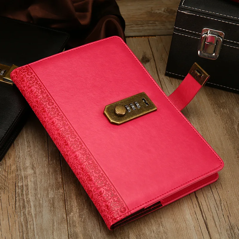 Coloffice ретро блокнот с кодовым замком журнал утолщенной A5 творческой стороны