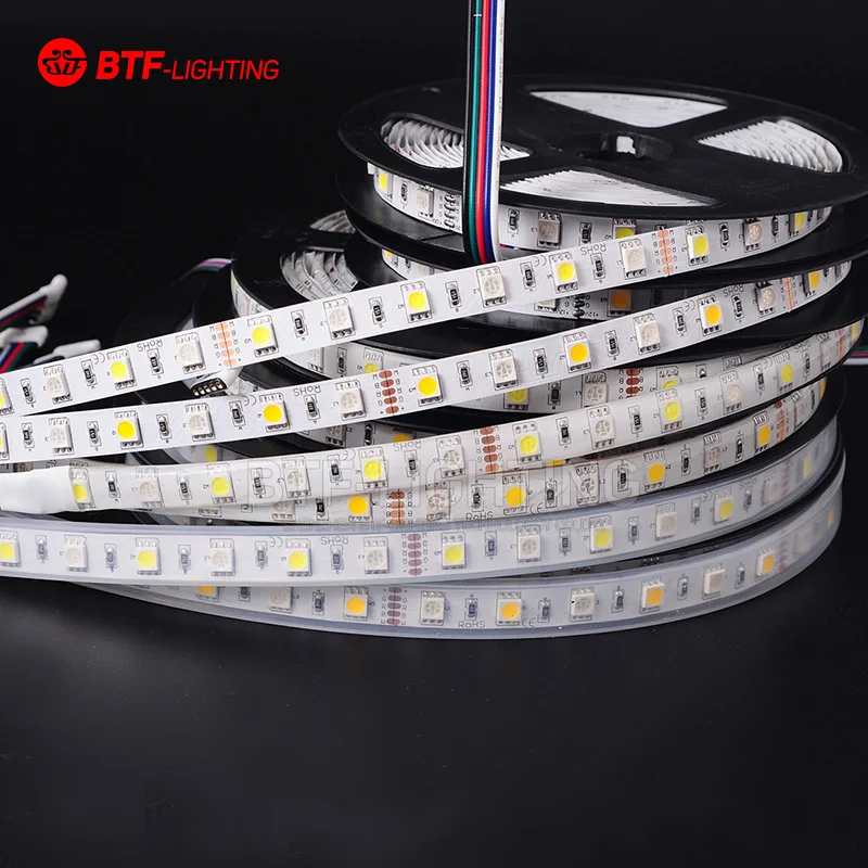 5 м 300led RGBW RGBCW RGBWW 5050 SMD Mied rgb Светодиодная лента DC12V гибкий светильник RGB+ теплый/холодный белый с ИК-контроллером