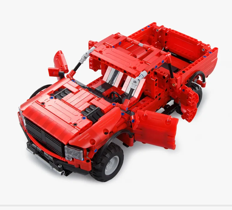 Горячая дистанционного управления по радио знаменитый автомобиль ford f150 building block 2,4 ГГц Raptor собрать Модель Кирпичи rc игрушки коллекция для подарки