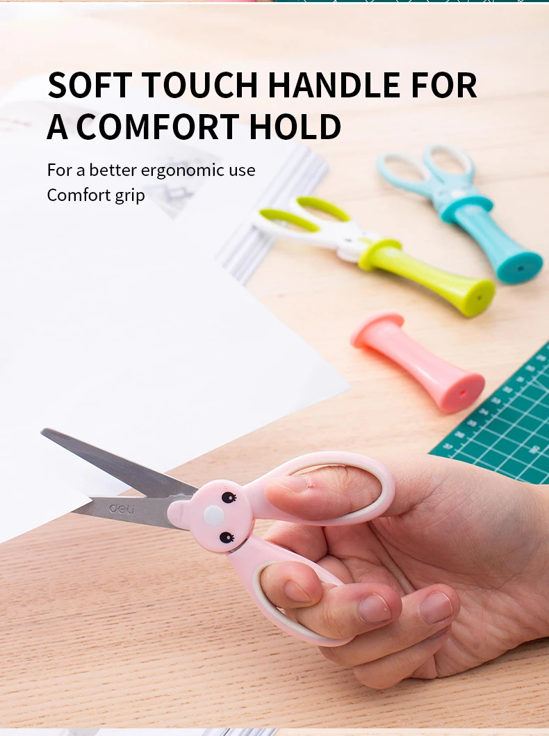DELI школьные ножницы E6065 милые Kawaii Кролик DIY Дневник украшения ножницы ручной работы Ножницы Бумага для детей и студентов канцелярские принадлежности