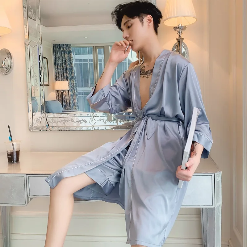 Silka Surplus кимоно для невесты, жениха, халат, платье, сексуальная Мини Ночная рубашка для сна, одежда для сна, халаты для невесты, атласная пижама для пары