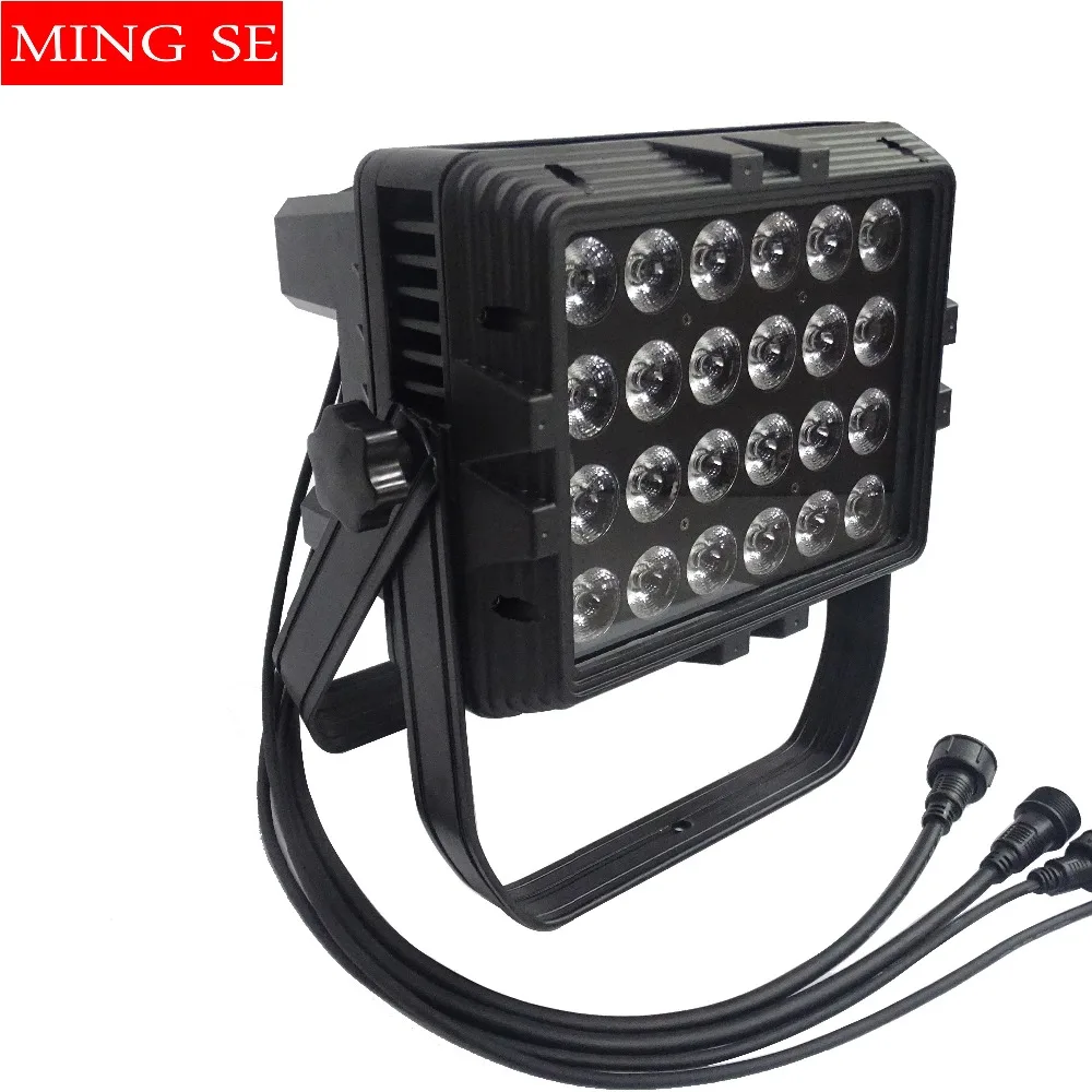 IP65 водонепроницаемый настенный светильник 24x18 w RGBWA УФ 6in1/RGBW 4in1/RGBWA 5in1 напольный непромокаемые свет этапа площадь номинальной света