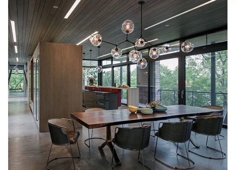 Люстра из ветрового стекла прозрачная Дымчатая серая янтарная Коньячная с