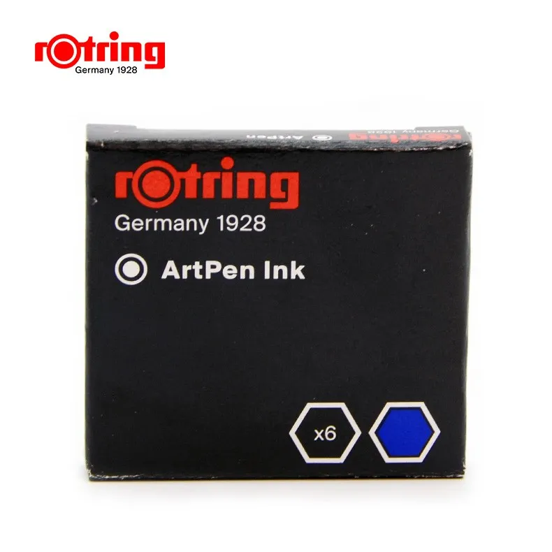 Rotring ручка с красным кольцом, авторучка, авторучка croquis, авторучка, чернильные картриджи
