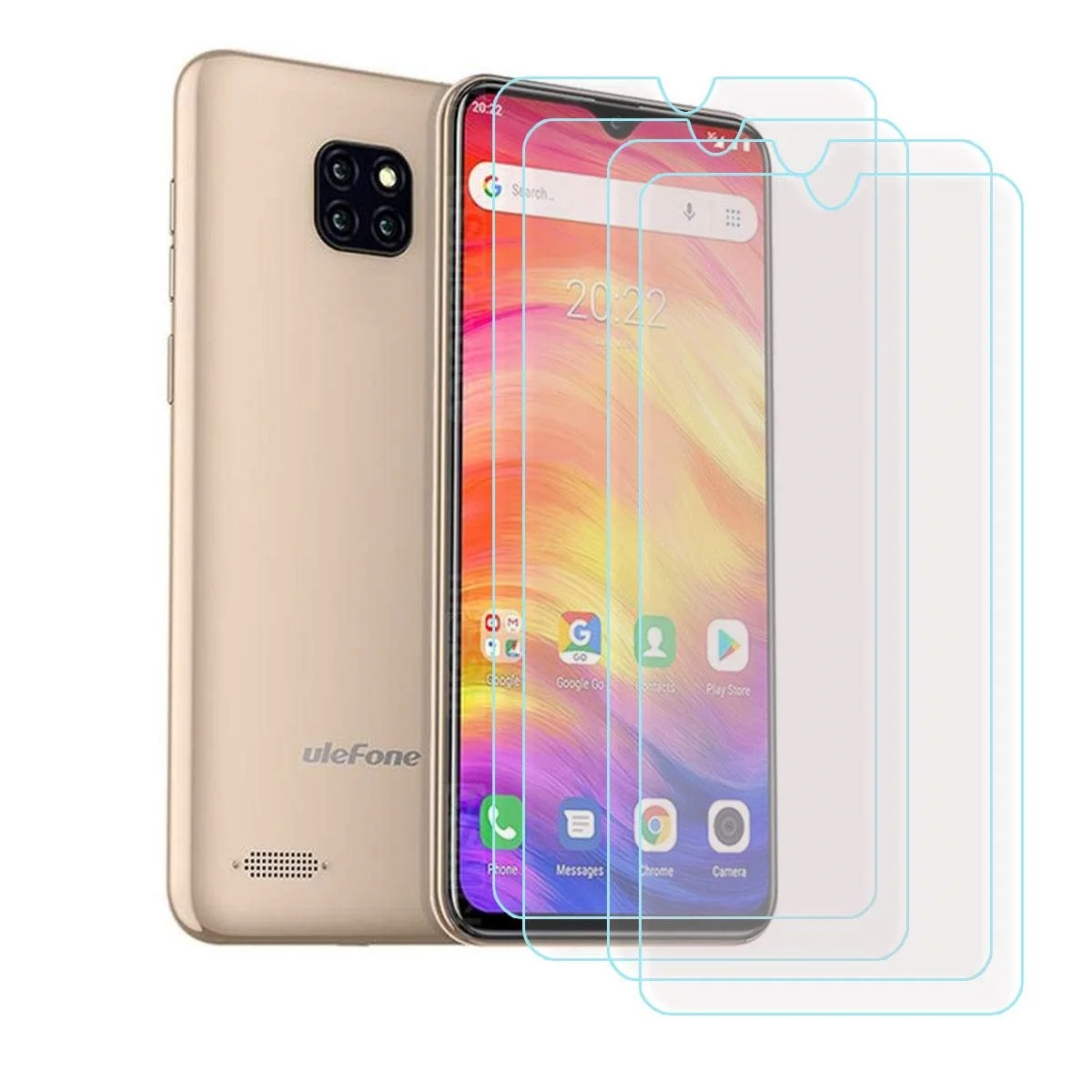 2 шт. закаленное стекло Ulefone Note 7 / S11 защита для экрана телефона Защитная пленка