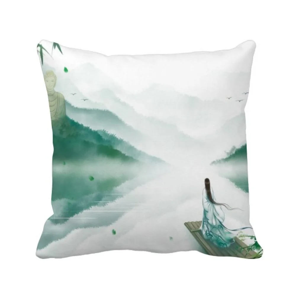 Китайская традиционная одежда красивые подушки льняной диван подушка для