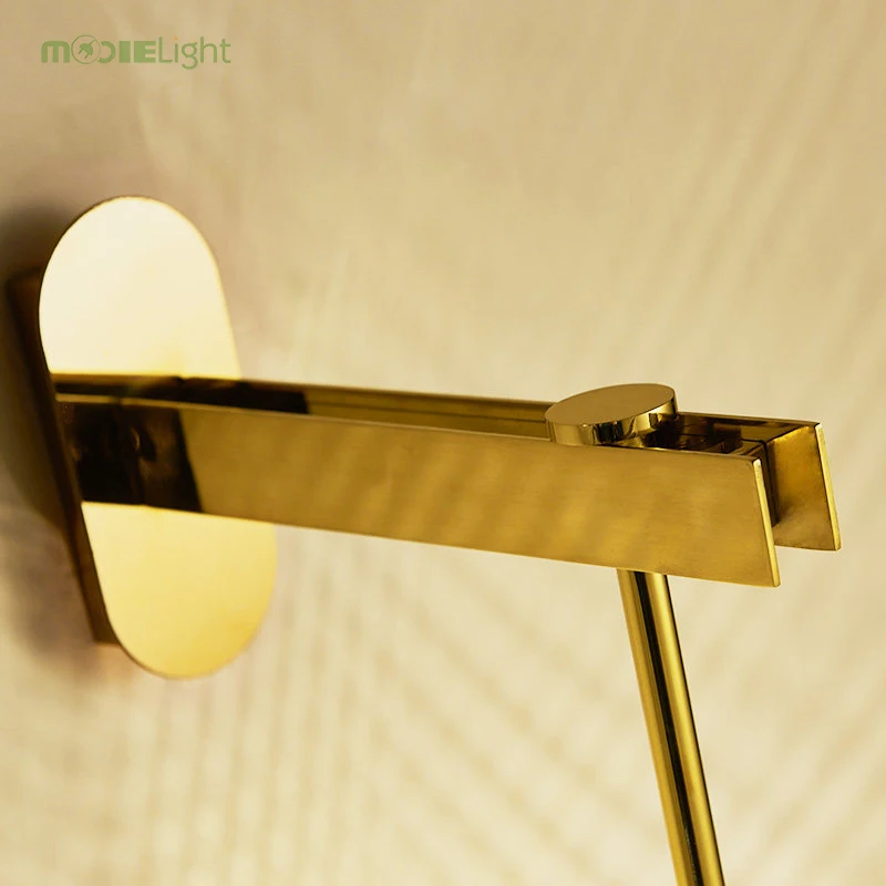 Современный из прозрачного стекла абажур Бра Настенные светильники для спальни