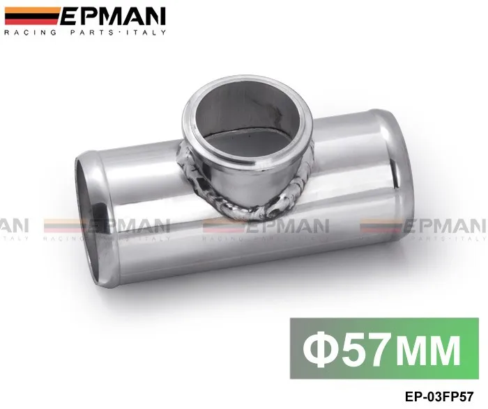 УНИВЕРСАЛЬНЫЙ 57 мм 2,2" Turbo Алюминий Flang трубы, пригодный для хвост 50 мм предохранительный клапан турбо EP-03FP57
