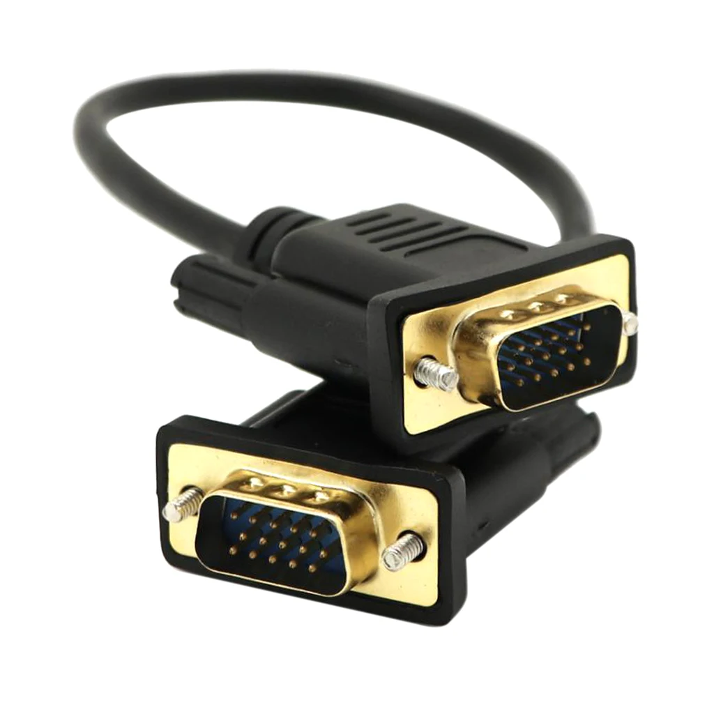 VGA HD15 кабель Папа папа монитор M/F удлинитель адаптер Шнур 0 3 м