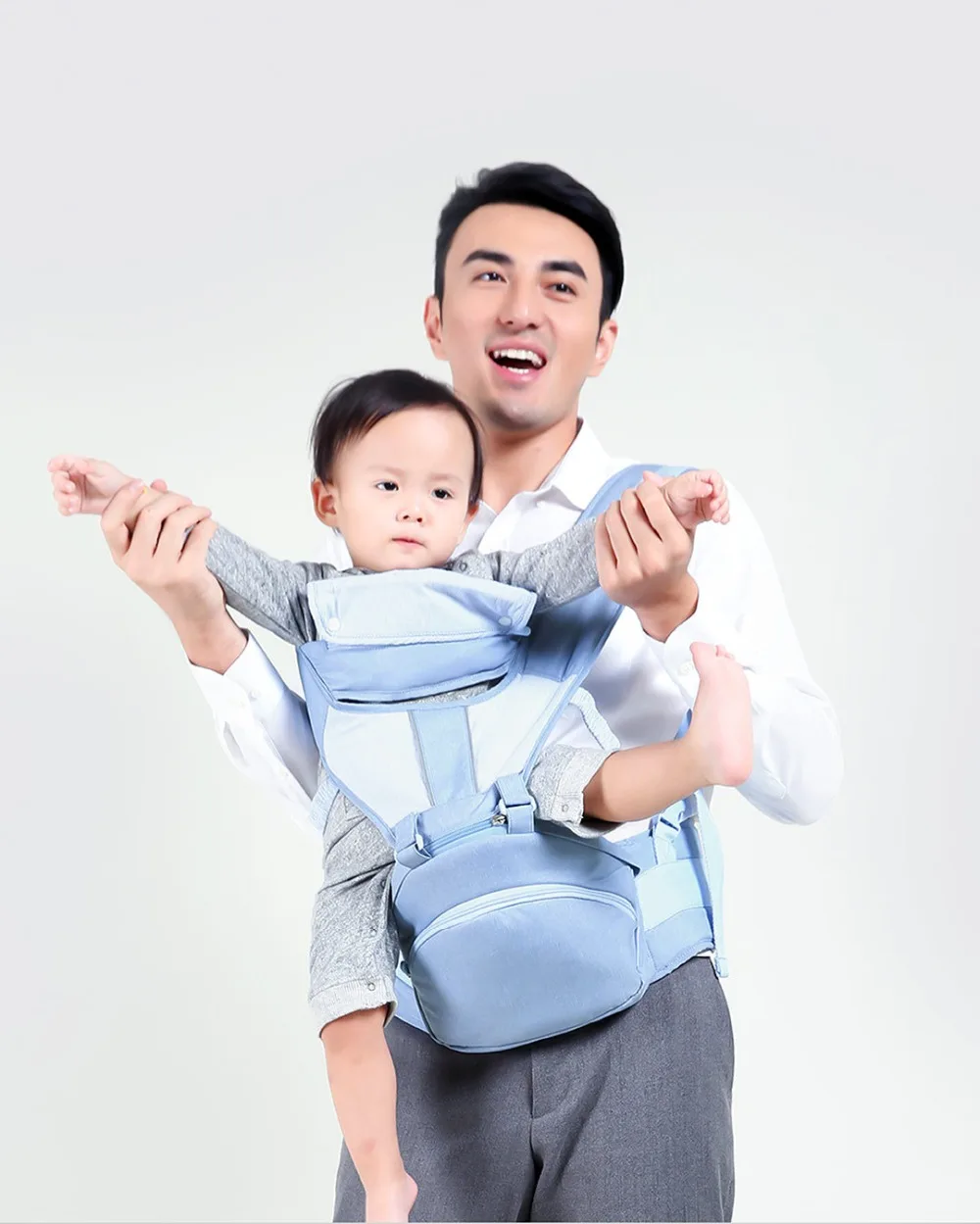 Xiaomi mijia Многофункциональный бандаж для беременных Хипсит(пояс для ношения ребенка) Бао МА из ремень один стул спереди и сзади, подходит на возраст от 3 до 20 месяцев