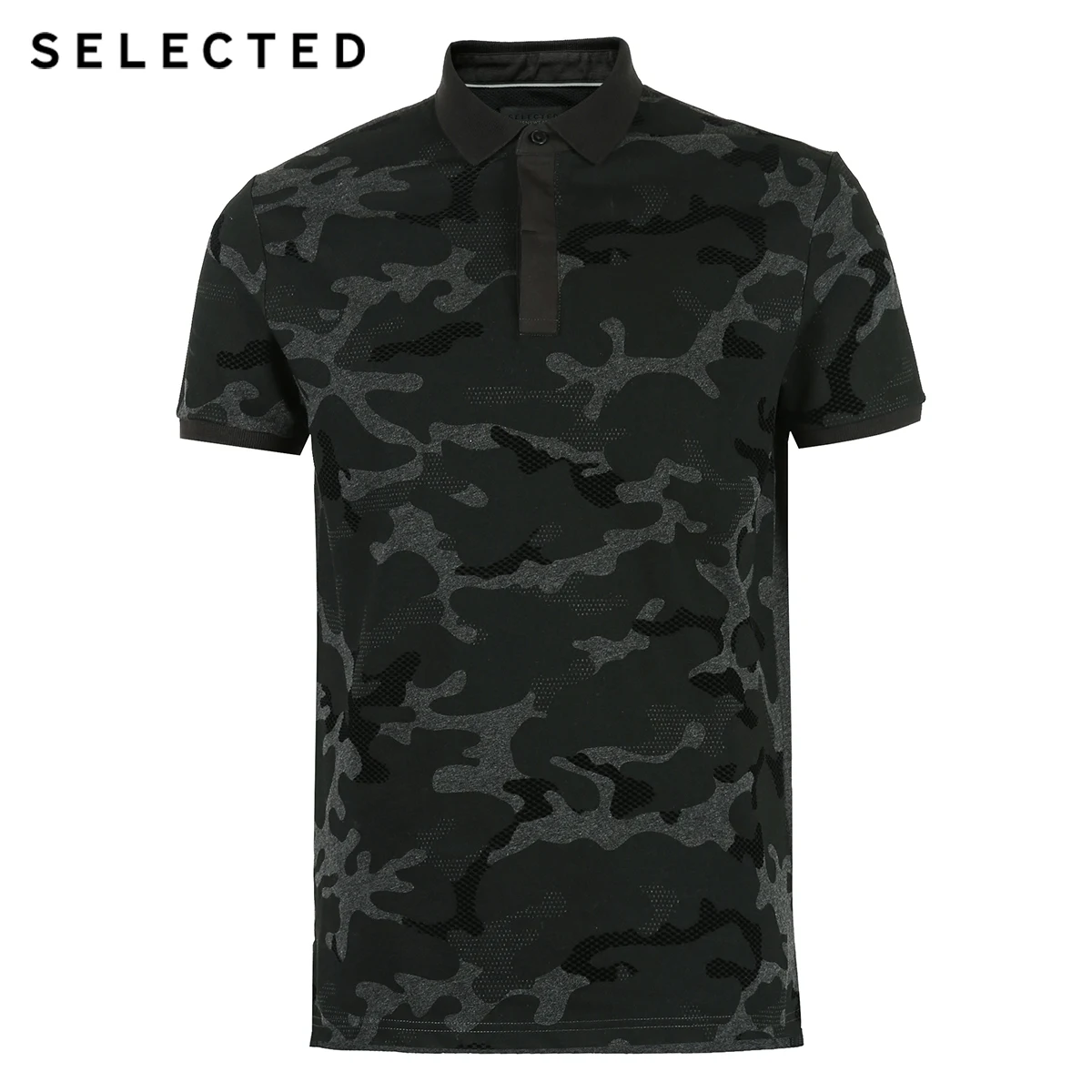 SELECTED хлопок стекаются камуфляж slim fit рубашка S | 417306510|Мужские футболки|