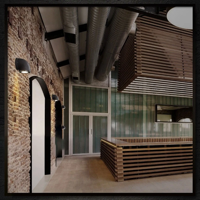 Креативный Ретро настенный светильник для водопроводных труб Железный арт Лофт