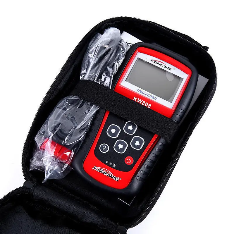 KONNWEI KW808 OBD Автомобильный сканер автомобильный диагностический с поддержкой CAN J1850