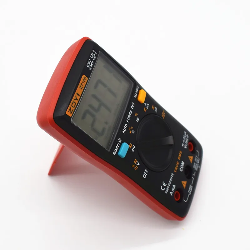 Цифровой мультиметр ZT109 True RMS 9999 отсчетов прямоугольная волна подсветка