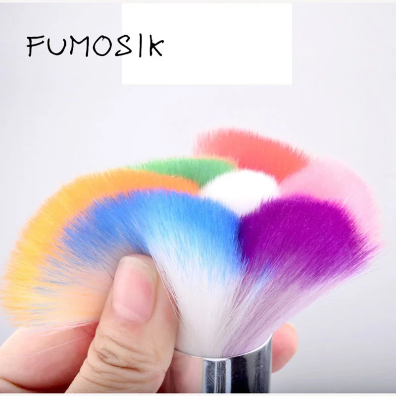 

Nail Brush Cleaning Remove Dust Powder Nail Art Dust Clean Brush Manicure tools Handle Nail Brush