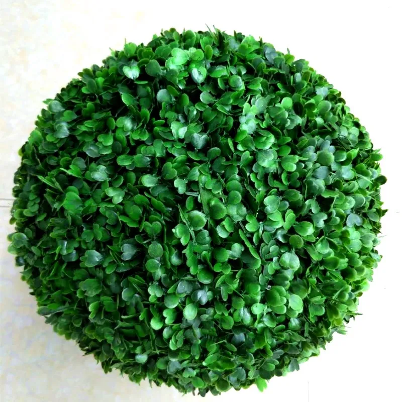 

Simulation Plastic Plant Green Grass Ball Ornament Wedding Garden Party Decoration Artificial Flowers DIY Ball Many Size