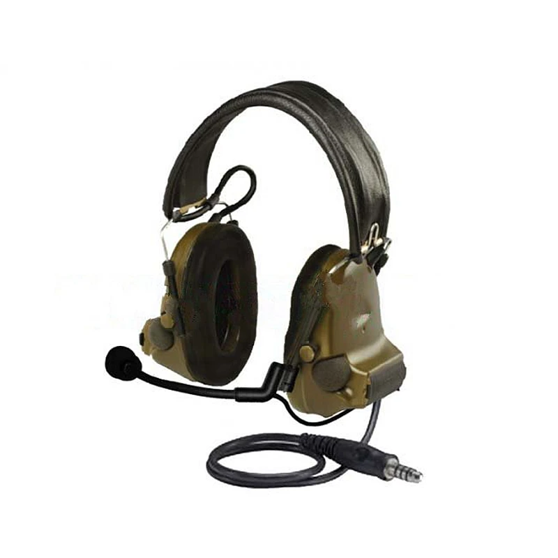 Большая круглая PTT J стандартная для Z тактическая гарнитура Bowman Motorola Radio XIR P6600 P6608