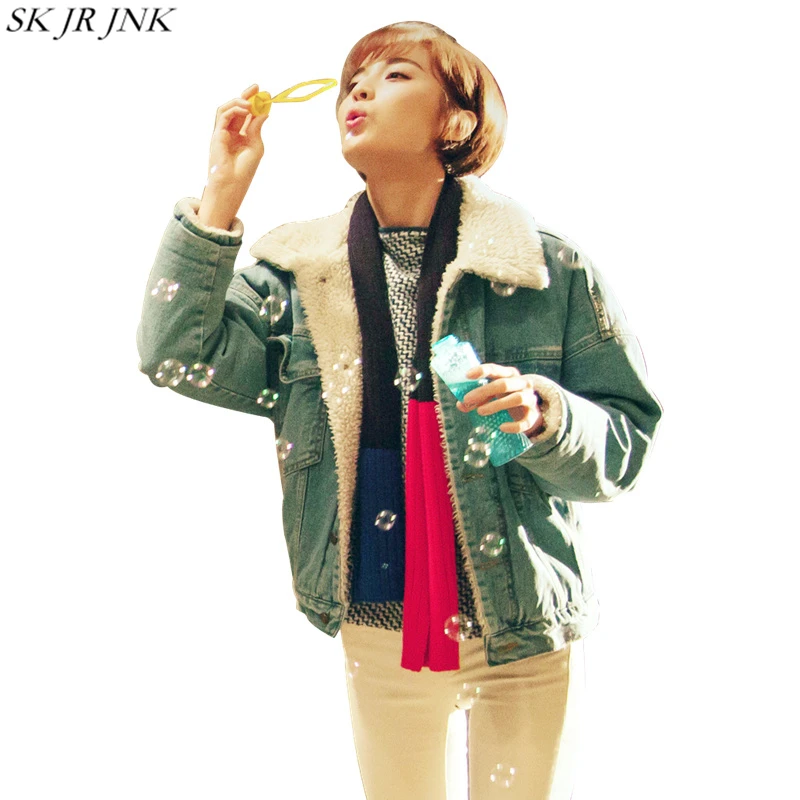 Новая осенне-зимняя женская джинсовая куртка женский джинсовый жакет с вышивкой