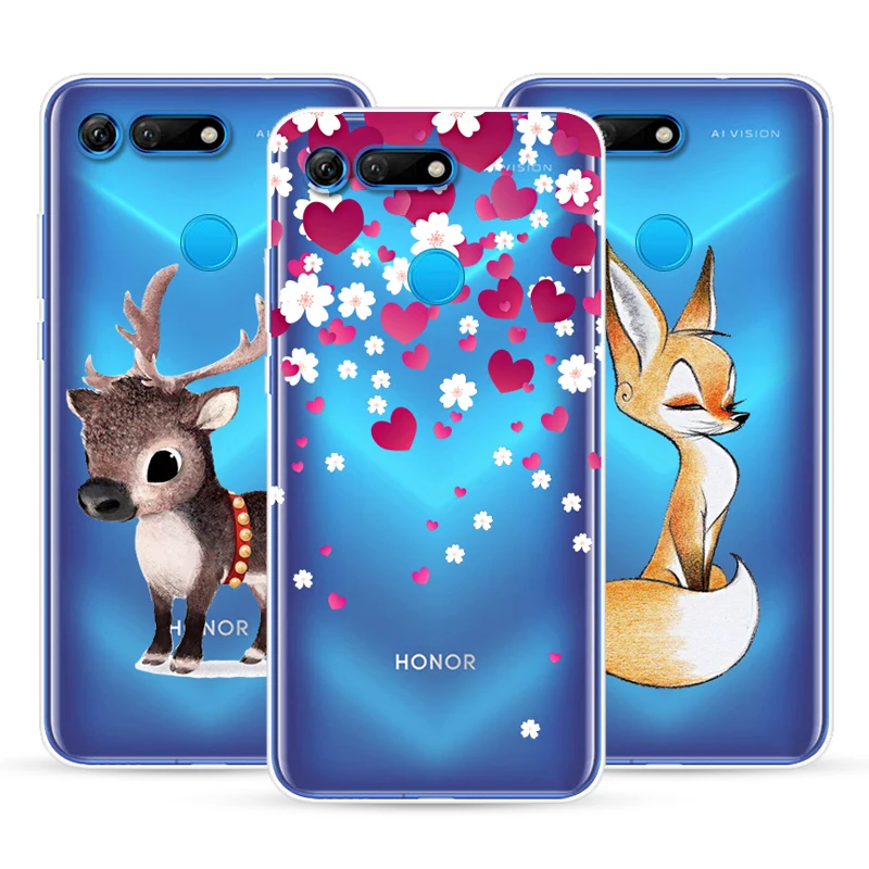 Чехол с рисунком счастливой собаки для Huawei Honor View 20/Honor V20|Бамперы| |