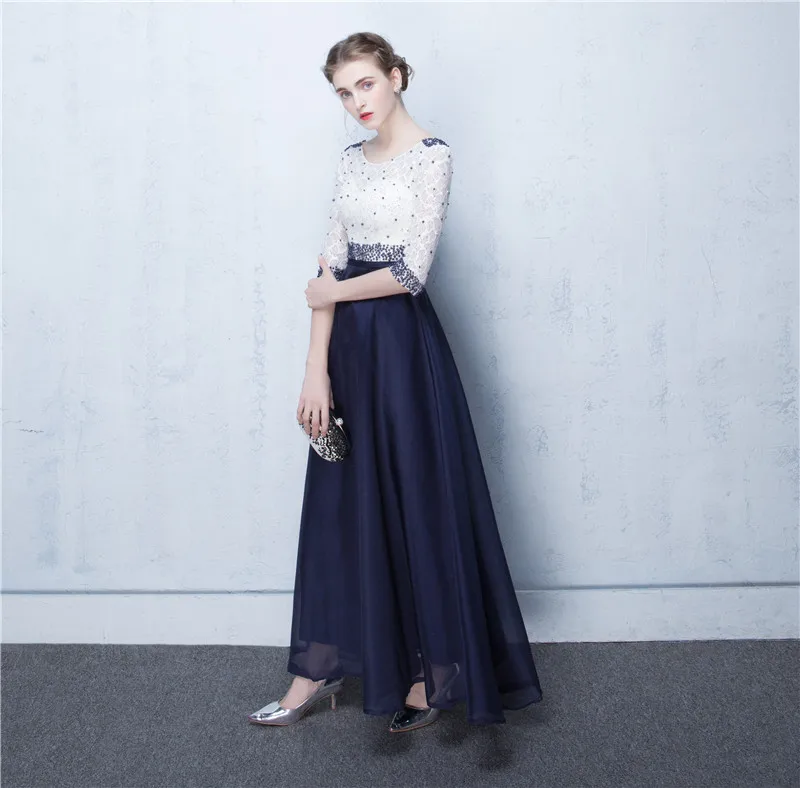 Women Dress Evening Vestido Longo De Festa 2020 Cheap Party Dresses Elegant Floor Length Prom with Sleeves | Свадьбы и торжества