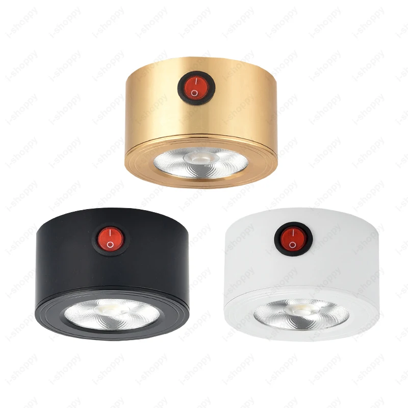 Светодиодный прожектор COB 5 Вт для помещения потолочный Точечный светильник