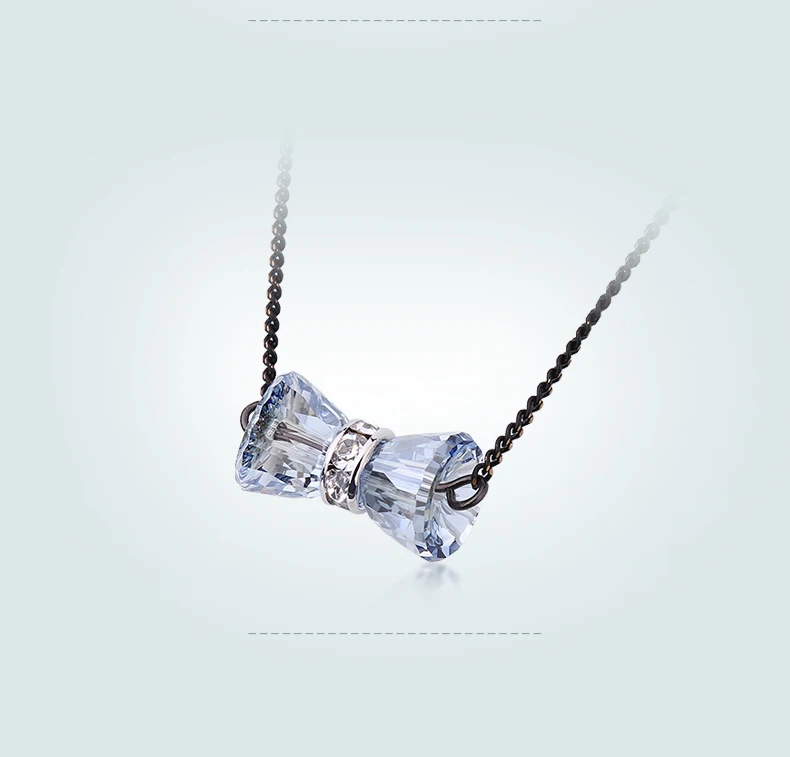 Warme Farben Кристалл от Swarovski женское ожерелье маленькие песочные часы Кристалл изящное подвесное ожерелье ювелирные изделия подарок Мода ожерелье