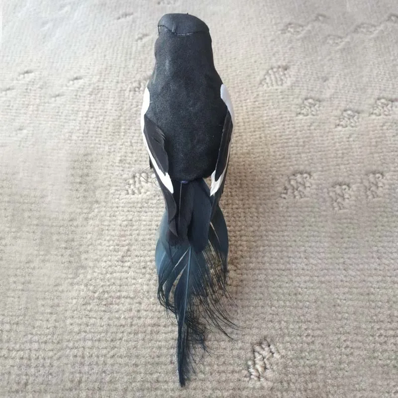 10 шт. 15*4 5*5 см маленькая черная Magpie искусственные пенные перышки декоративные