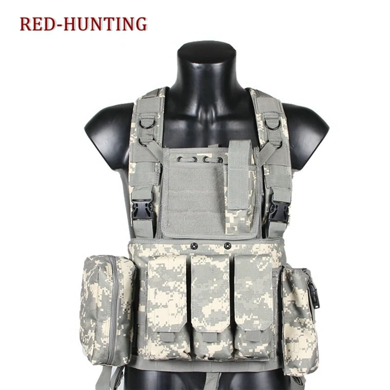 

Adjustable MOLLE RRV Assault VEST Tactical Molle Airsoft Vest Paintball Combat Soft Vest