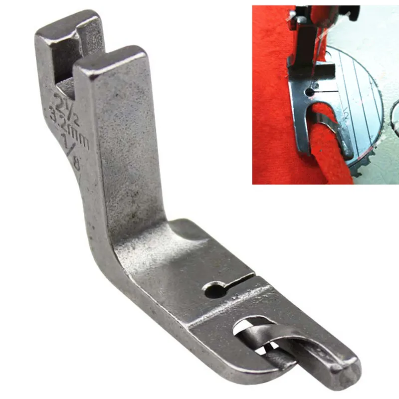 

XUNZHE 1/8"1/4"1/16"5/64"5/16"7/32" Metal Rolled Hem Foot Sewing Machine Parts Hemmer Foot Rolled Hem Industry Sew Accessories