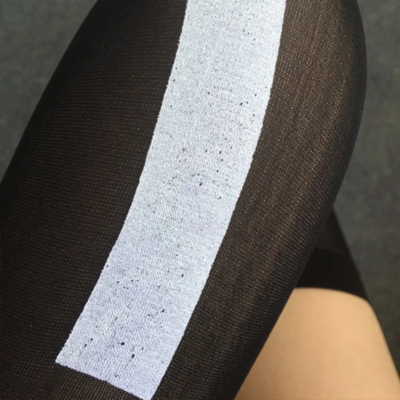 1 пара чулки для косплея полосатые гольфы до бедра с японским принтом женские