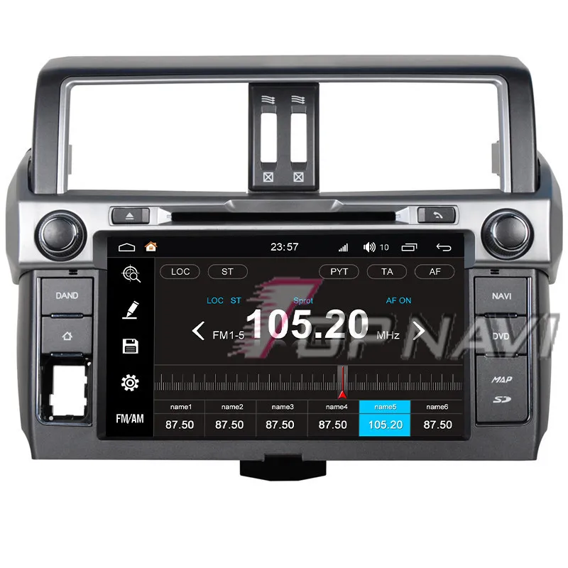 Topnavi 9 ''Восьмиядерный S200 Android 8 0 автомобильный DVD мультимедийный плеер для Toyota Prado 2014 аудио Радио стерео 2DIN