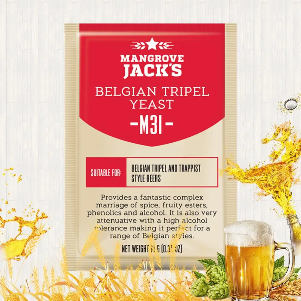 M31 Belgian Tripel дрожжи Мангровые Домкраты импортные 10 г семья из виноделия аксессуары