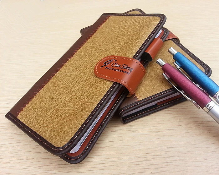 

Senior business Retro Leather Notebook Travel log Laptop Notebook Low price promotion