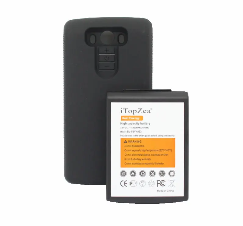 ITopZea 2x8000 мА/ч G3 BL 53YH на Батарея с ТПУ чехол для LG D855 D858 D859 F400 F460 D830 D850 D851 VS985 LS990|Чехлы аккумулятором| |
