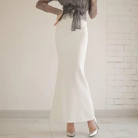 free shipping 2021 new elegant ol long maxi skirt slim hip fish tail skirt for women mermaid style sexy summer black skirts s l
