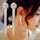 Корейские модные ювелирные изделия, характерные серьги для невесты, серьги для женщин, длинные серьги