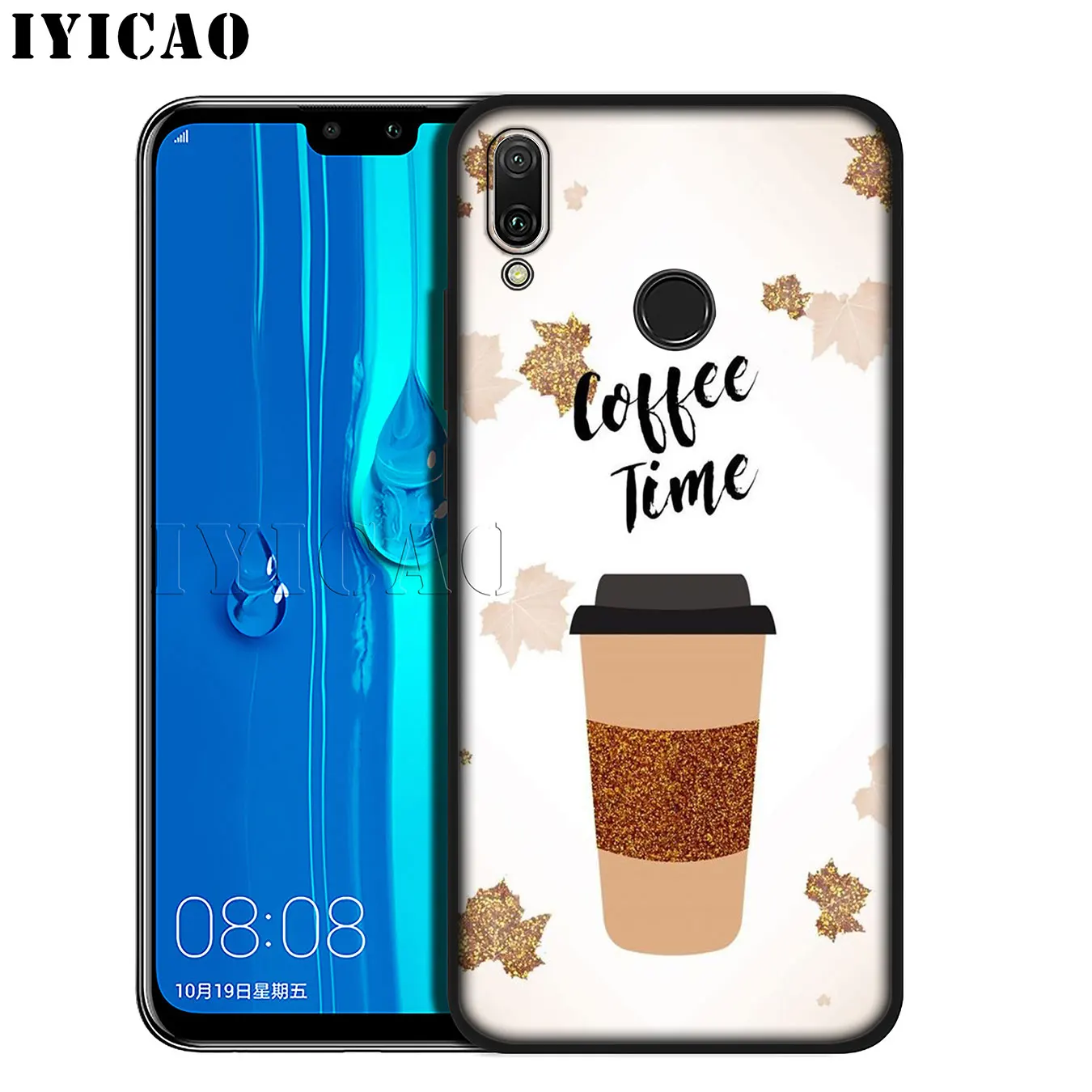 IYICAO ОК но сначала кофе книга Девушка Мягкий чехол для телефона Huawei Mate 30 20 10 Pro Nova 5I