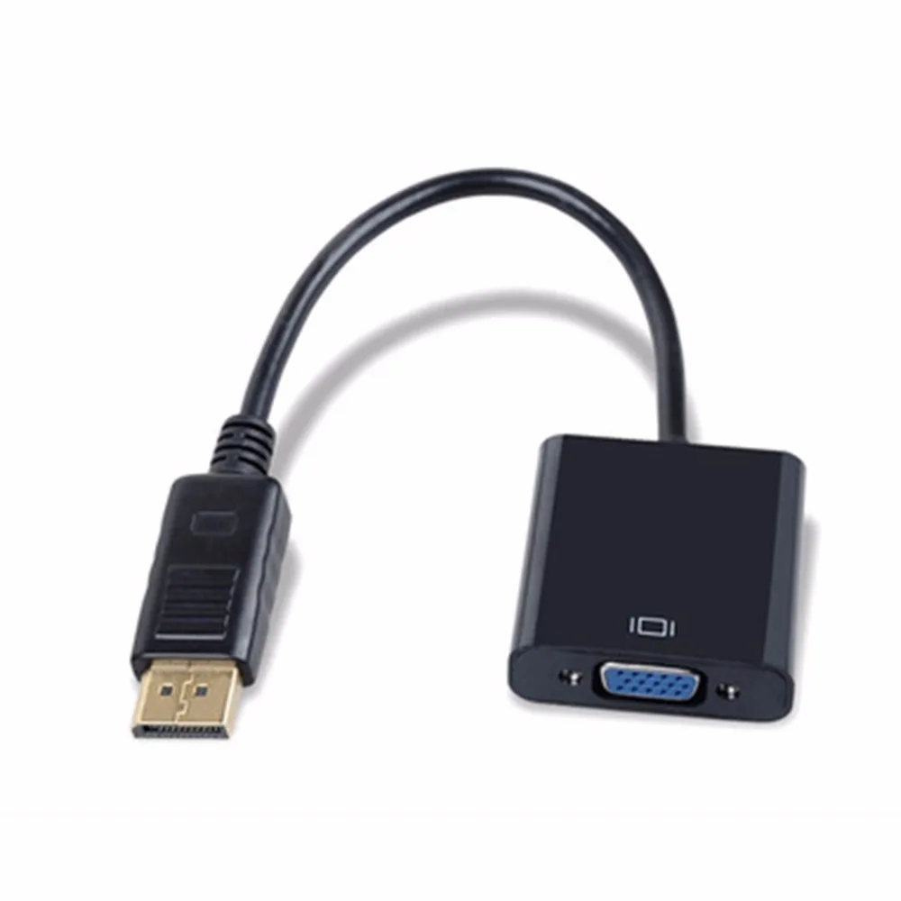 Pro DP к VGA кабель 1080 P позолоченный Стандартный DisplayPort для конвертер адаптер ТВ
