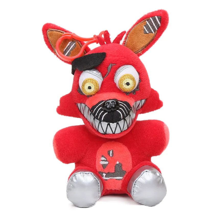 15cm nightmare red 15 см-45 см пять ночей у Фредди плюшевая игрушка белый мангл Фокси игрушки FNAF кошмар Фредди Fazbear плюшевый брелок-подвеска Peluche - Цвет: 15cm nightmare red