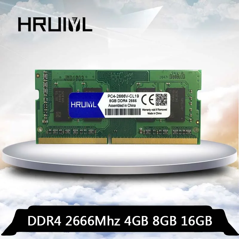 HRUIYL ddr 4 4 ГБ 8 ГБ 16 ГБ ОЗУ 2666 2666 в 2666 МГц память для ноутбука, компьютера, ddr4, быстрая память 4 ГБ 8 ГБ 16 ГБ, память для ноутбука, ОЗУ sodimm