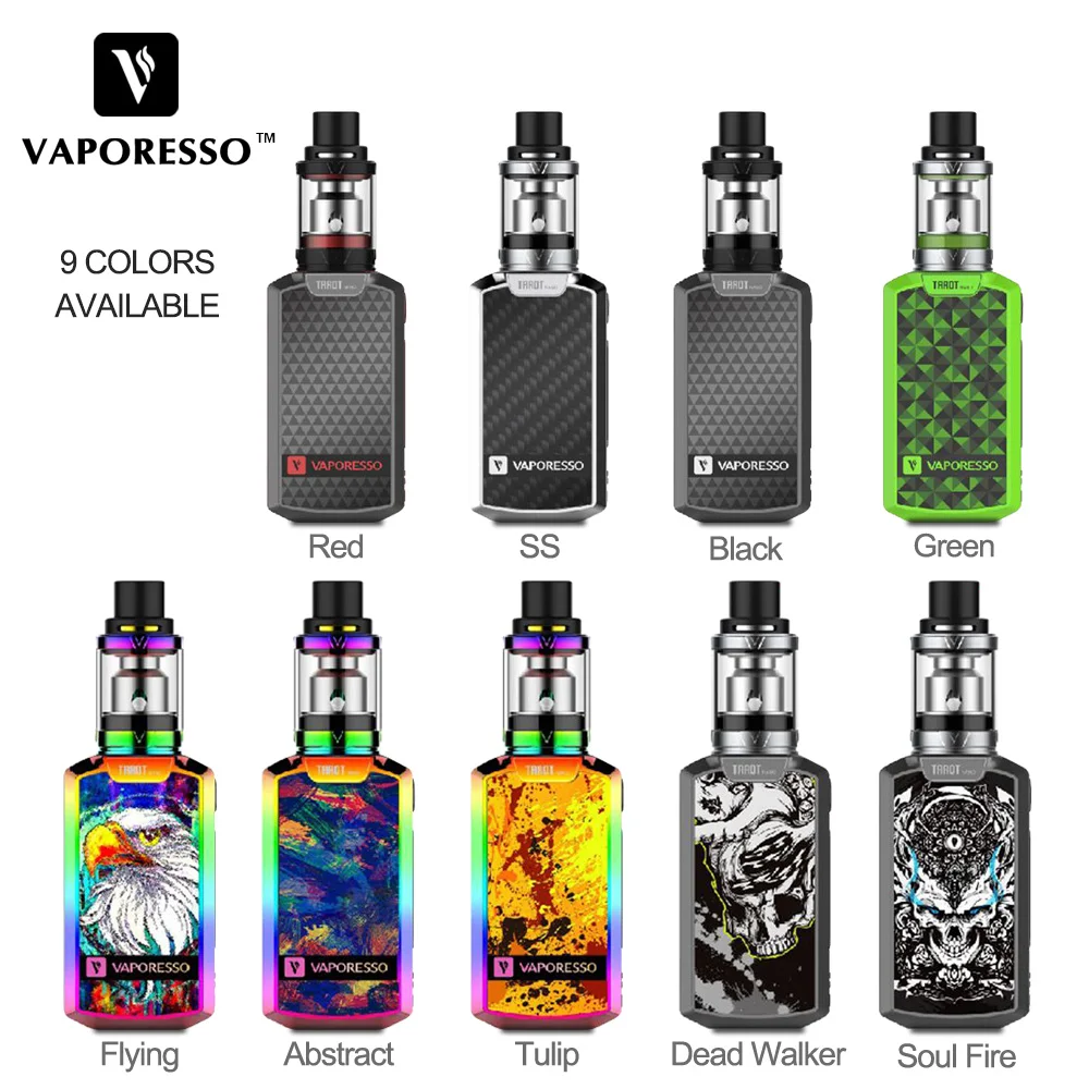 Оригинальный Vaporesso Таро нано комплект с VECO Tank 2 мл 80 Вт коробка мод Vape 2500 мАч