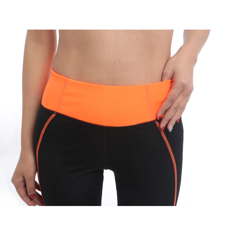 Женские леггинсы с высокой талией повседневные Черные Леггинсы для фитнеса и