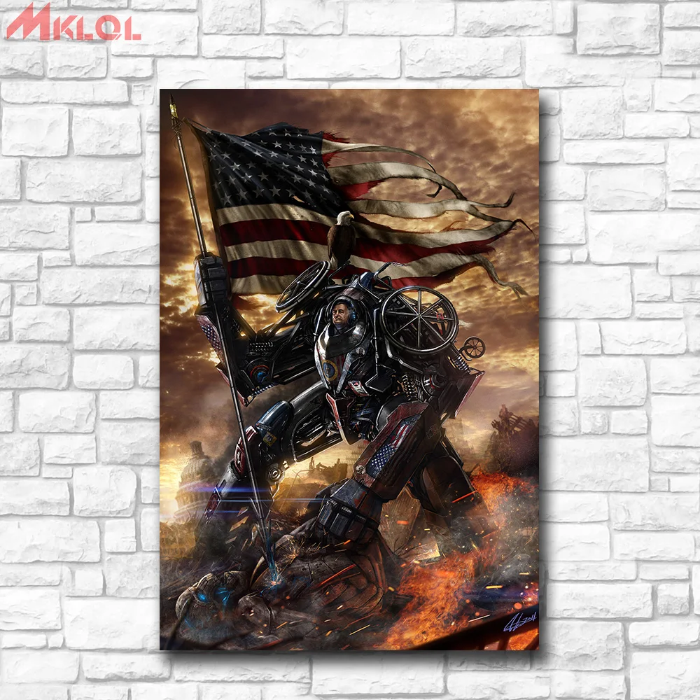 Wxkoil Wall Art Fdr_Battle_Master фото на холсте для Гостиная картина маслом домашнего декора