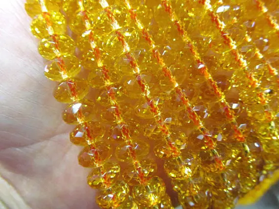 

wholesale Citrine quartz rondelle DIY beadss,faceted beads,abacuse yellow clear white brown purple mix micro faceted 3x4-6x12mm