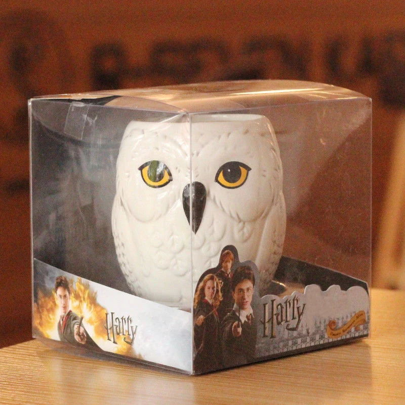 Кофейная кружка Hedwig Сова керамическая Гарри большой чай молочные чашки и кружки