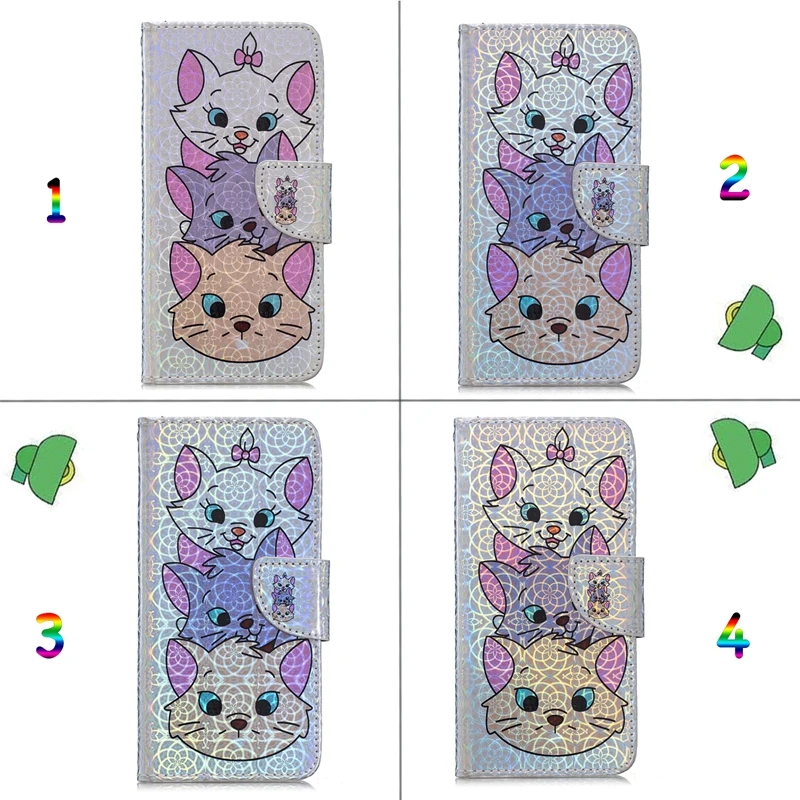 Флип-чехол для телефона 3D единорог кожаный флип-чехол для iPhone 5 5S SE 6 6S 7 8 Plus X XS XR XS Max Touch 5 Touch 6 Capinha Etui