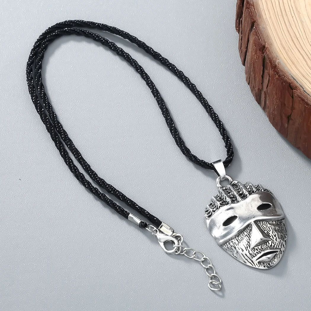 Kinitial Северная маска хакер викингов подвески ожерелья Thor Knot Wing руны ювелирные