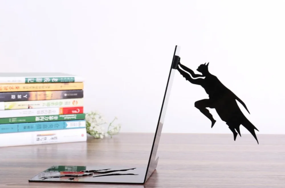 Новые творческие черный металл книгодержатель полка украшения дома