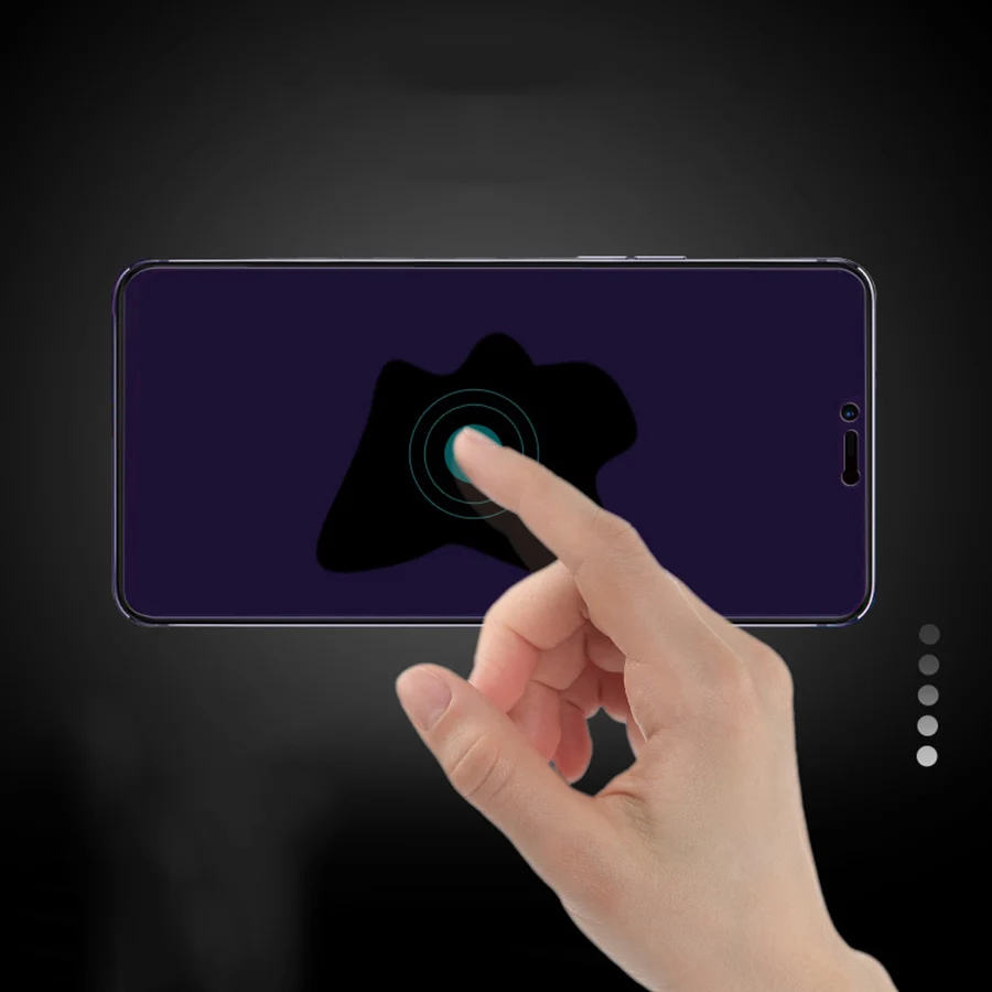 Анти-синий фиолетовый светильник из закаленного стекла для OPPO F9 R17 R15 Pro A3s Realme 2 C1 K1